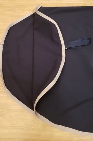 Bederní deka Horsea Training - Barva: Černá, Velikost deky: 115-XS