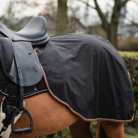 Bederní deka Horsea Training - Barva: Černá, Velikost deky: 115-XS