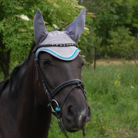 Čabraka Horsea Elegance - Barva: Šedá, Velikost: Cob