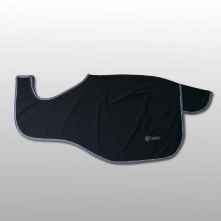 Bederní deka Horsea Softshell - Barva: Černá, Velikost deky: 135-M