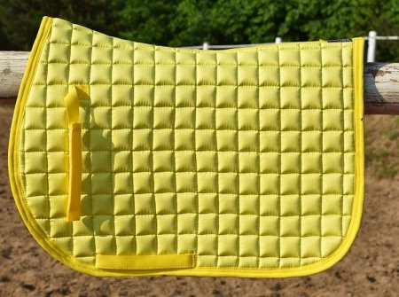 Podsedlová dečka Horsea Gloss žlutá
