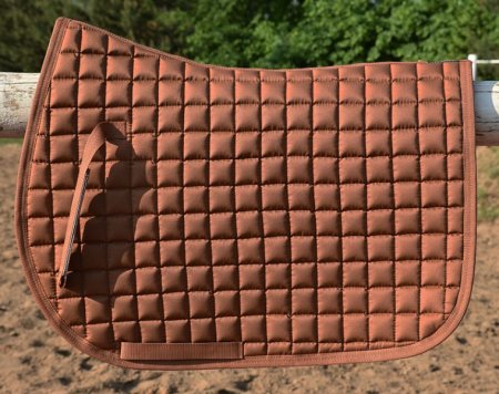 Podsedlová dečka Horsea Gloss světle hnědá